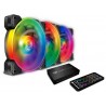 Pack 3x Fan Cougar Vortex RGB SPB 120 PWN HDB 120mm